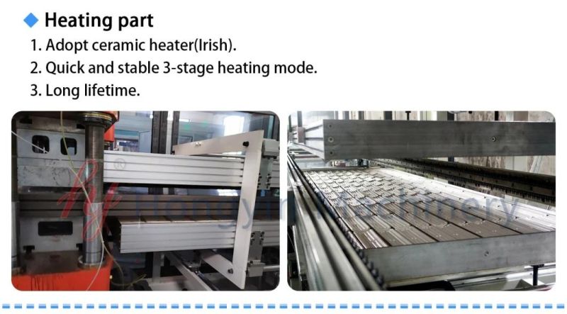 Automatic 4-Station Plastic Fruit Box Making Machine Plastic Thermoforming Machinery