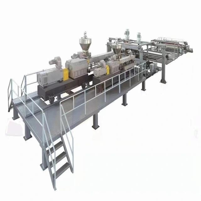 Shanghai Made Professional PLA Sheet Extruder/Plastic Sheet Extruding Machine/Rigid Film Extrusion Production Line