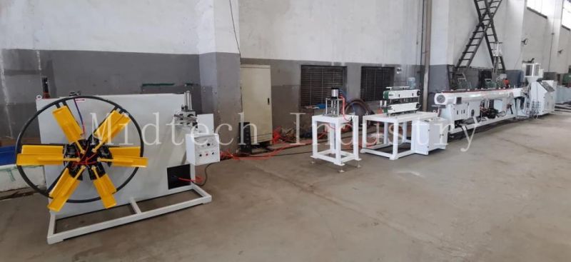 Plastic PE HDPE LDPE Pipe Extrusion Production Machine 15-50mm