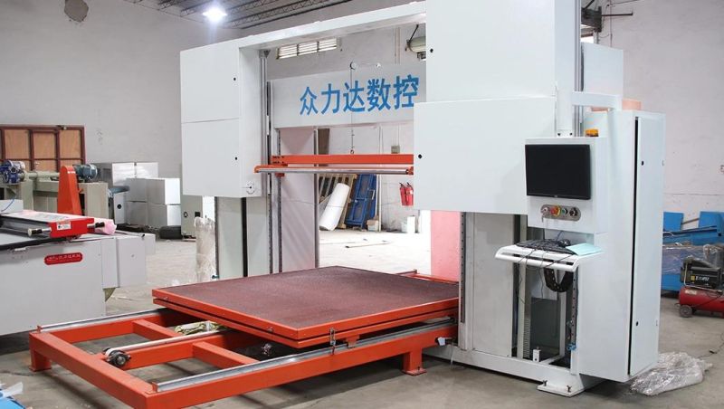 Horizontal CNC Polyurethane PE Foam Sponge Cutting Machine
