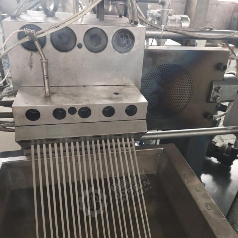 Co-Rotating Twin Screw Extruder Machine with Two Doses for Powder