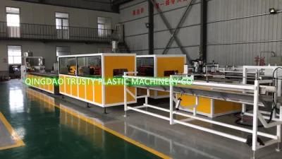 High Output PVC UPVC Window Door Frame Profile Plastic Extrusion Machine Line