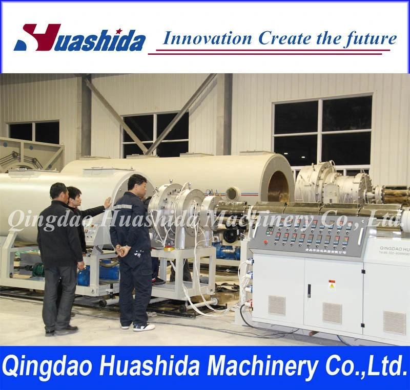 Water Supply Plastic Pipe Extrusion Machine PE Plastic Pipe Extruder