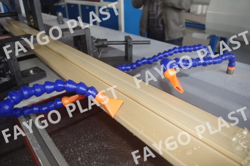 PVC WPC Profile Extruder PVC Wood Composite Floor Making Machine Line