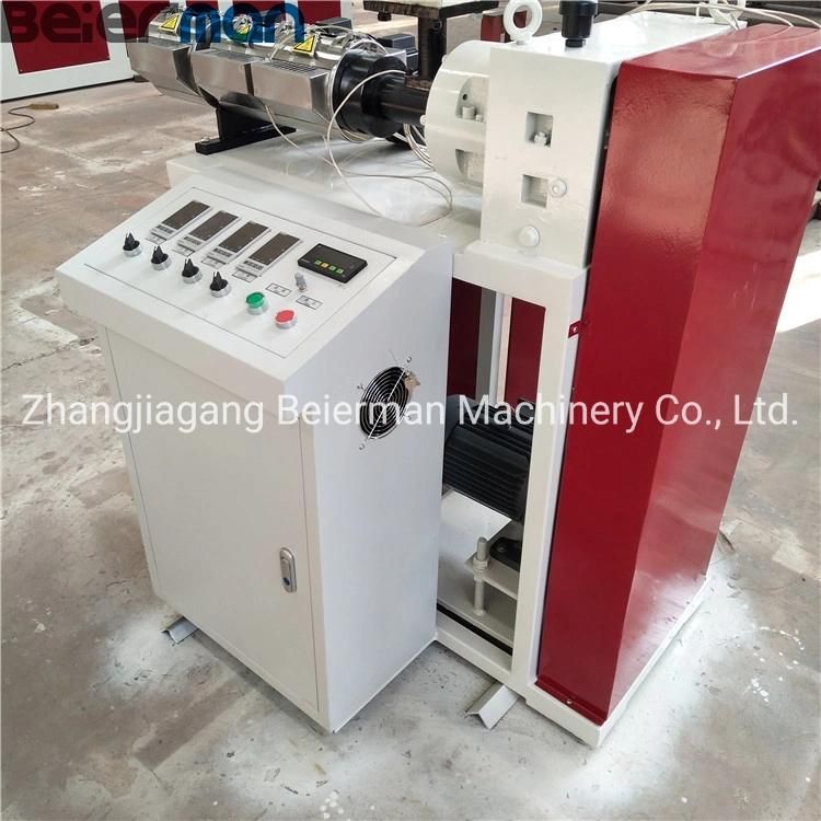 Fast Delivery 0.75kw 1.1kw 1.5kw Motor Customized Sj25 Sj30 Model Single Screw Extruder for Making Pipe Color Line/Small Profiles