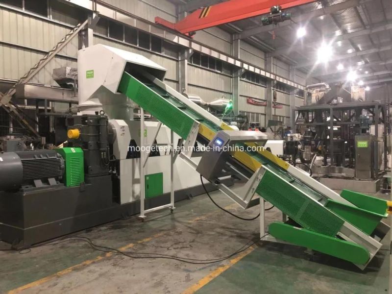 Waste Plastic Granulator Plant / PE PP Water Ring plastic film pelletizer / pelletizing machine