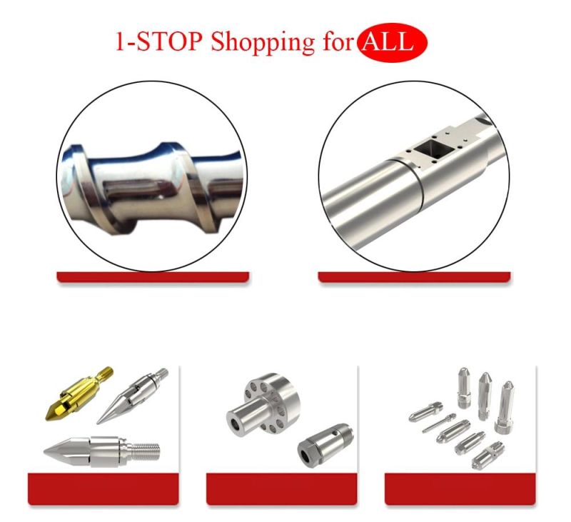 Screw Barrel Suitable 60%GF for Nissei Injection Machine with Screw Tip Set