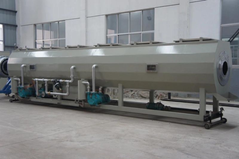 110-400mm PLC Control System Sj-75/38 HDPE Single Screw Pipe High Speed Production Line