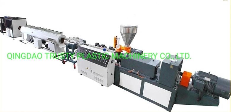 300kg Output High Efficiency 20-110mm PVC Pipe Extruder Production Line