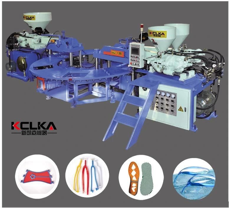 Brand New 3 Color PVC or TPR Upper Moulding Machine with Servo