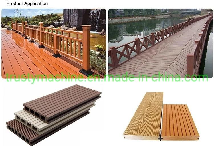 PP/PE PVC WPC Wood Plastic Composite Decking Floor Fence Post Window Profile Making Machine