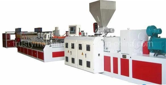 Sjsz-80/173 PVC/WPC Crust Foam Board Sheet Extruder Machine/Production Line