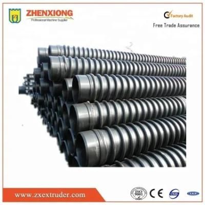 Large Diameter HDPE Plastic Krah Pipe Extruder