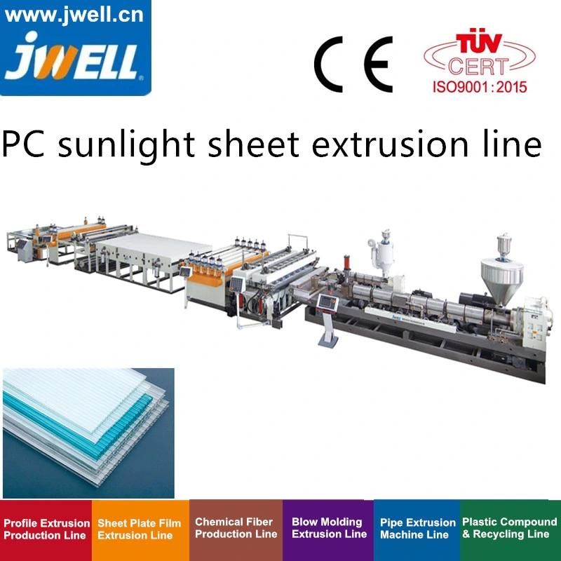 PC Corrugated Roof Sheet Extrusion Line