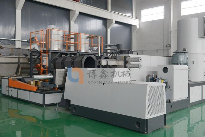 Single Screw Extruder Plastic Film Recycling Machine