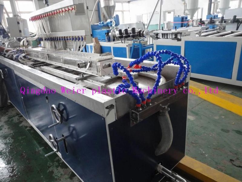 Ce Certificate WPC PVC Floor Profile Line/Sjsz65 PP PE PVC Wood Plastic WPC Profile Extrusion Machine