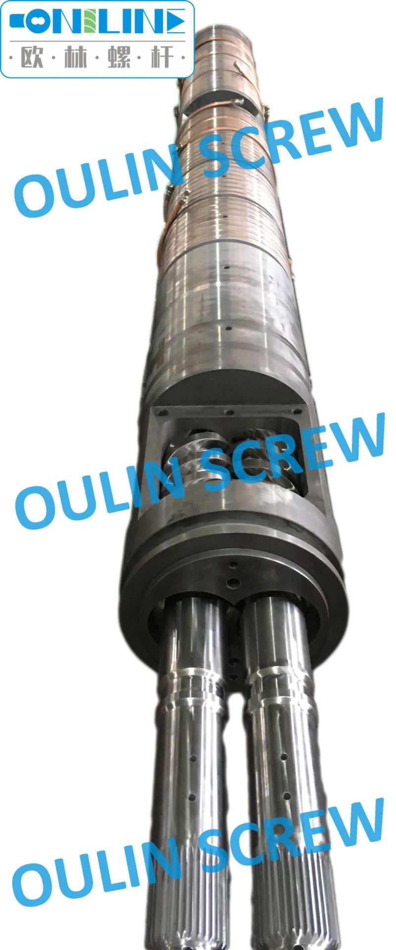 Bimetallic Twin Parallel Screw and Barrel for Bausano Amut Weber Cincinnati Battenfeld Kraussmaffei Theysohn Extrusion