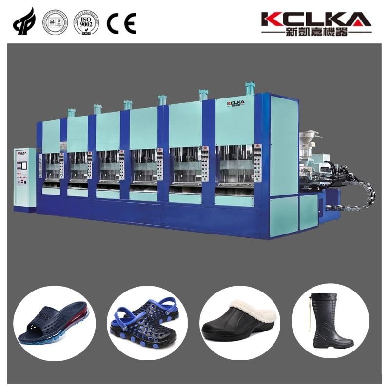 Brand New Slipper Shoe EVA Moulding Machine with Servo System