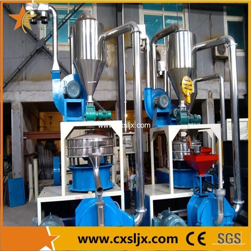 10-120 Mesh Plastic Pulverizer for PE/PP/HDPE/Pet/ABS/EVA Chips