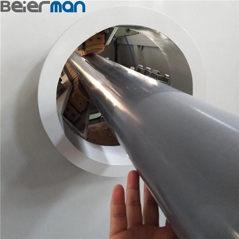 Turkey Popular 50mm-200mm PVC Single Layer Pipe Sjsz80/156 Conical Twin Screw Extrusion Production Line with High Speed Mixer Crusher Miller