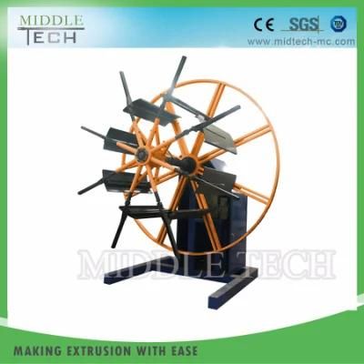 Plastic PVC/HDPE/PPR/Pert Pipe/Tube/Hose Double Station Coiler Winding