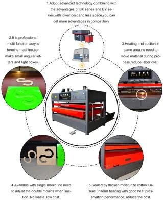 Full Auto Acrylic Vacuum Forming Machine for Light Box Signage Letter