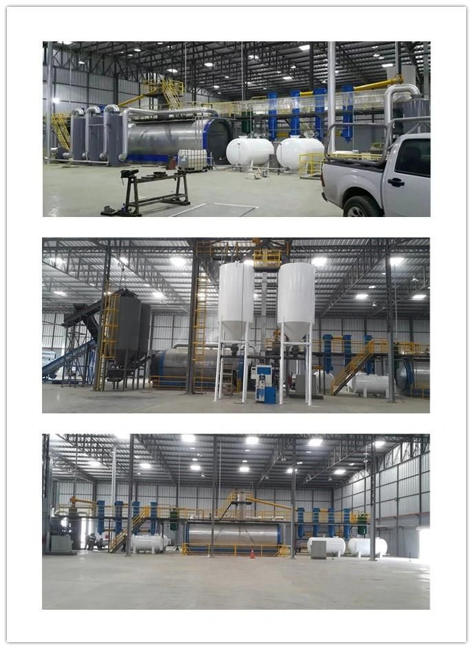 Continuous Waste Plastic Rubber Pyrolysis Plant