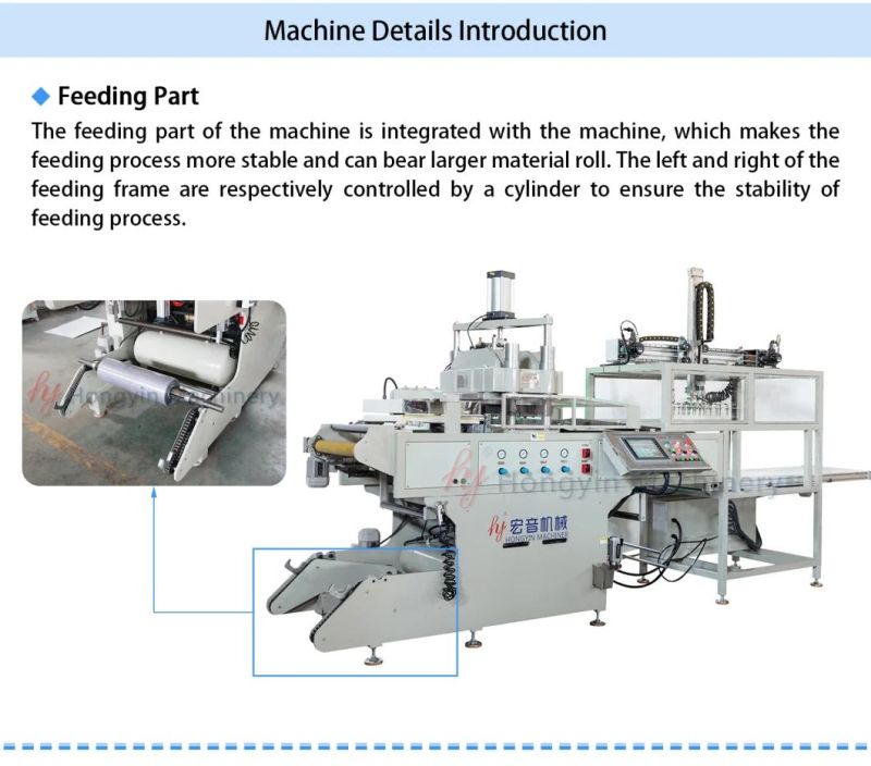 Disposable Food Container Making Machine Automatic Clear Tray Thermoforming Machine