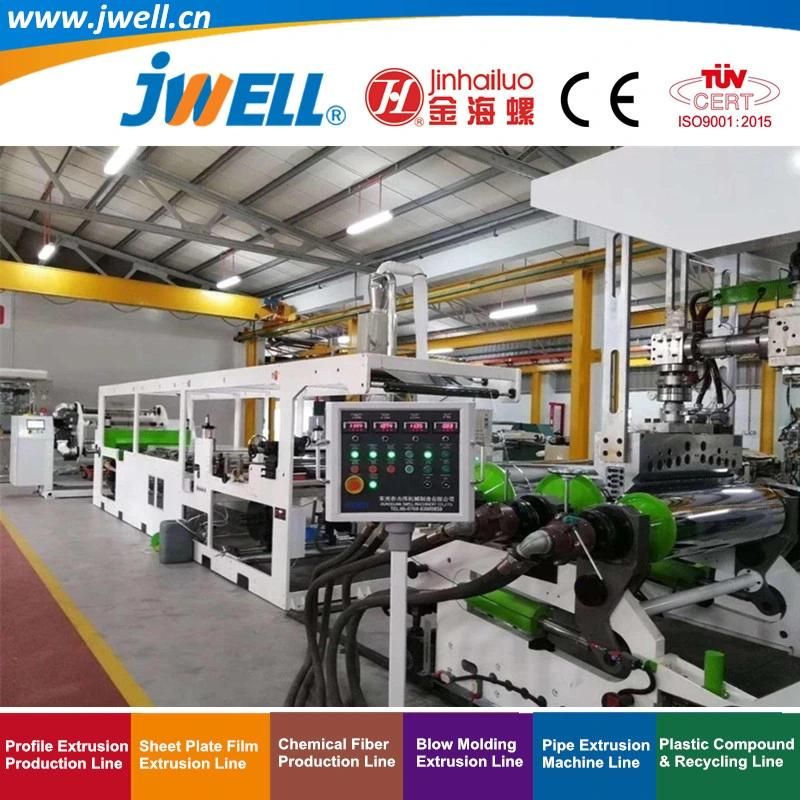 Jwell-PLA/Pet Biodegradable Sheet Extrusion Line for Food Packing 3-D Printing Garbage Bag Agricultural Mulch Film