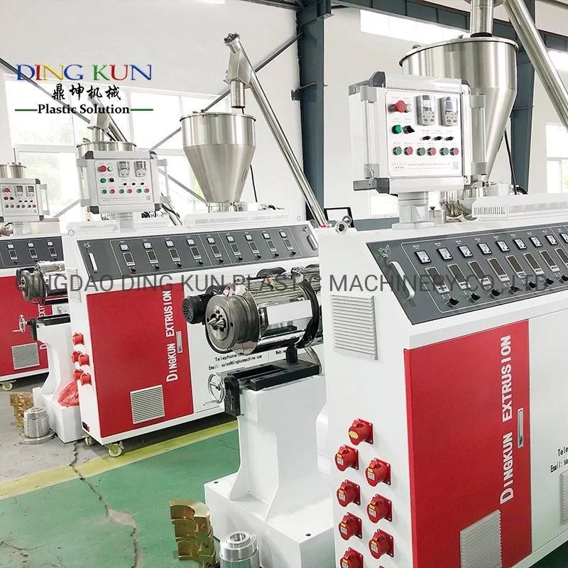 PVC Double Pipe Machine / 20-110mm PVC Water Pipe Machine