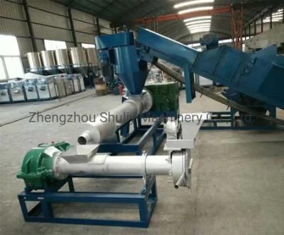 Plastic PP PE Film Pet Bottle Crushing Washing Granulating Pelletizing Recycling Machine