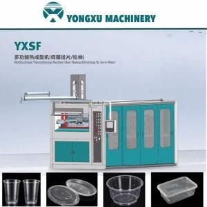 2017 China Plas Exhibition Show Servo Motor Machine/ Yxsf750 Multifunctional Thermoforming ...