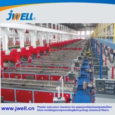 Jwell Special Designed Screw and Barrel Plastic Extrusion Lines for Wood Plastic Products ...