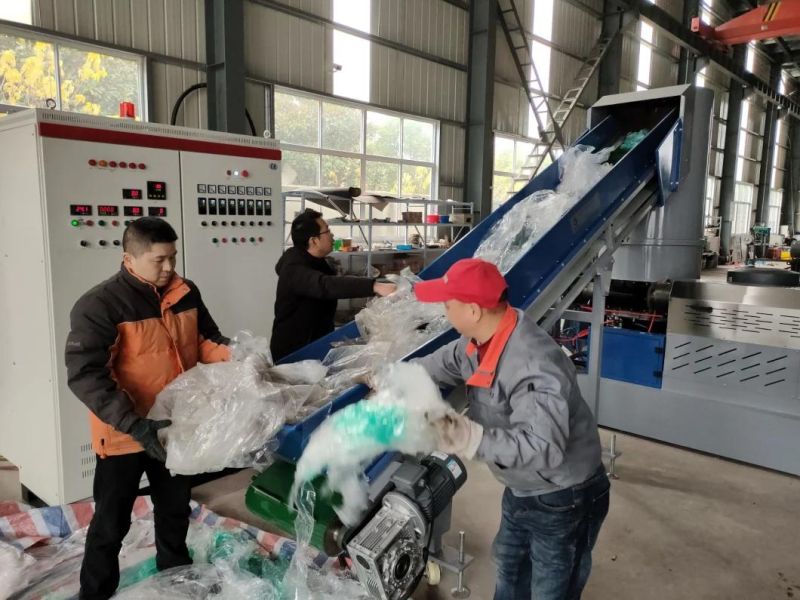 PE PP PVC Pet Film Bottle Pipe Plastic Recycling Machine