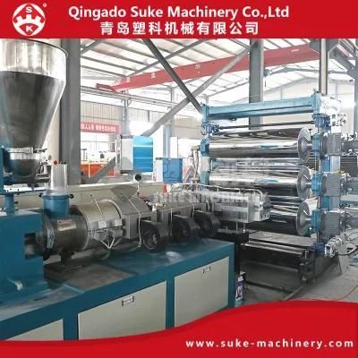 Double Screw Sheet Extruder Plastic PVC Making Machine PVC Extruder Machine Plastic Sheet ...