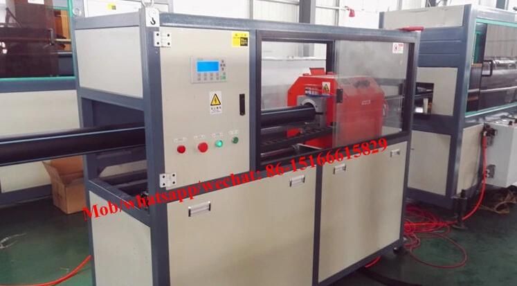 PE/PP Plastic Processed and Single Screw Extruding Machine for Making16-630mm Pipes