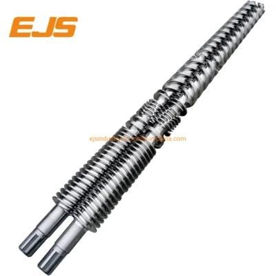120/205 Conical Type Single Extrusion Screw Barrel for Recycling Granulation/ Pellets