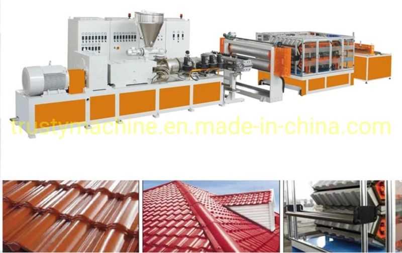 Factory Price Customized Plastic PVC Glazed /Corrugated Roof Sheet Making Machine