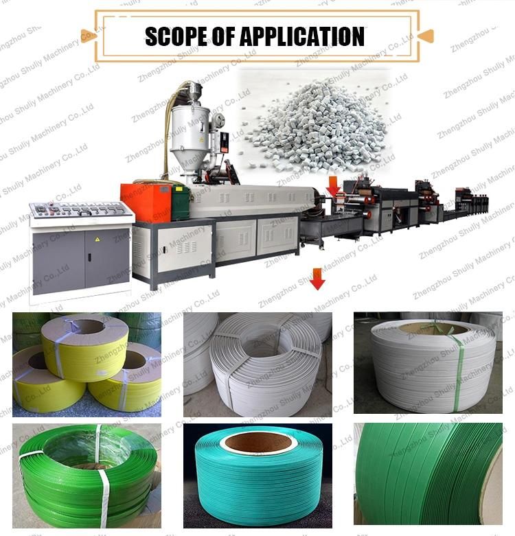 PP Strapping Belt Extruder Plastic Strapping Band Extrusion Line Making Machine
