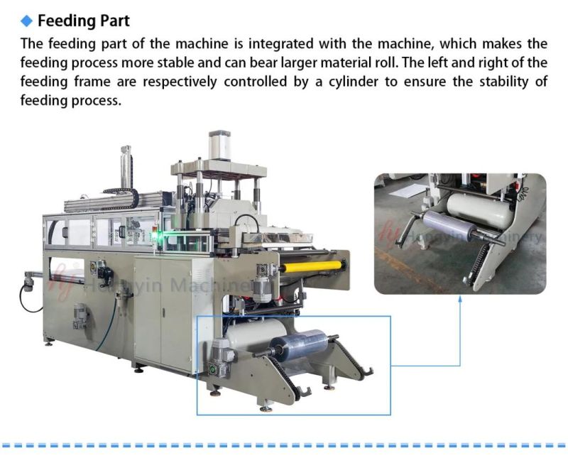 Multifunctional Automatic Egg Tray Plastic Thermoforming Machine with Stacker