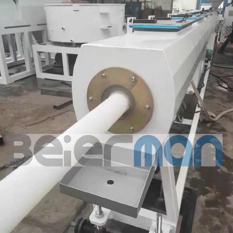 SDR11 Degree PE HDPE 20mm-200mm Pipe Sj75 Model Single Screw Extruder Making Machine Plastic Pipe Production Line