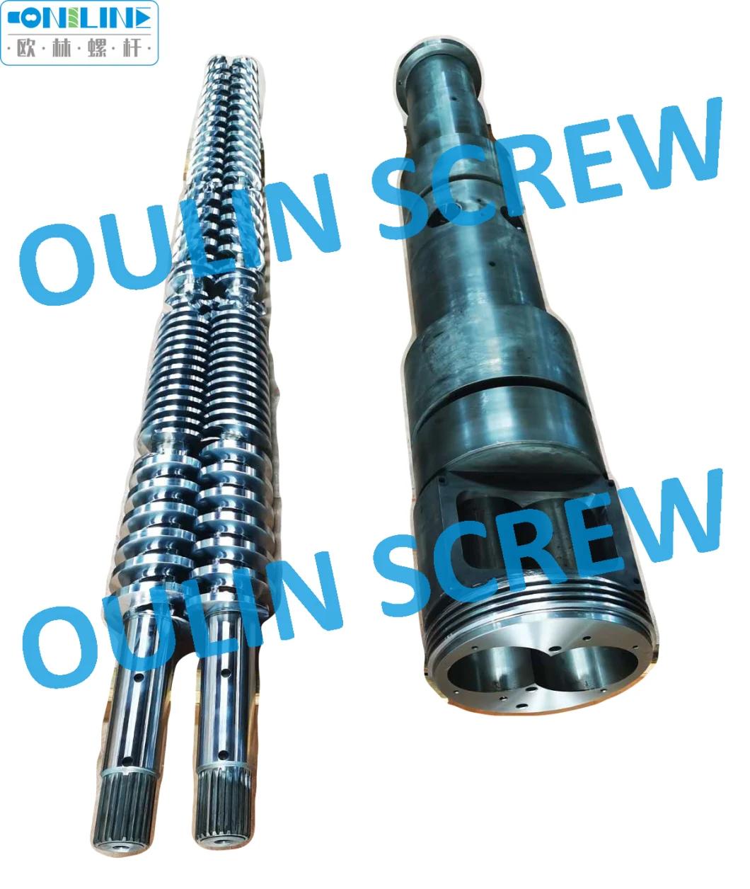 Cincinnati Cmt68 Twin Conical Screw Barrel for PVC Extrusion