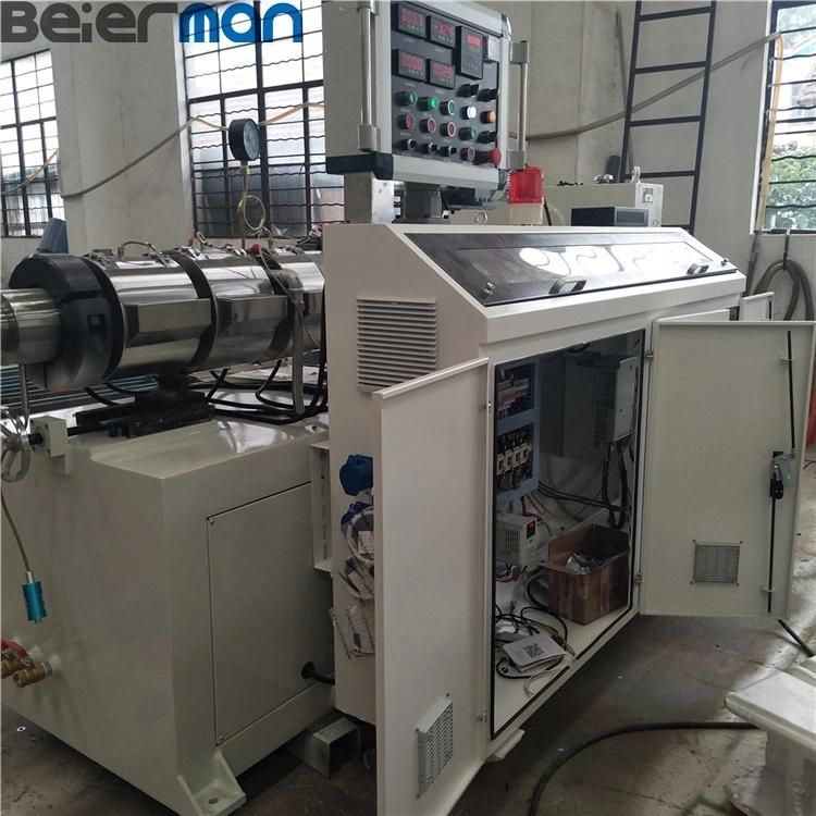 Plastic PVC Resin Powder Hot Die Face Cutter Pelletizing Line 90-180kg/H with Sjsz55/120 Conical Twin Screw Extruder