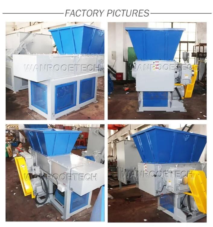 Pnds Series Waste Plastic Film Bottle Barrel Woven Bag Plastic Drum Paper Cardboard Newspaper Book Packed Fiber Cable Wire Plastic Recycling Shredder Machine