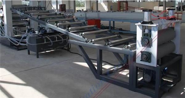 Plastic Sheets Extrusion Line Three Rolls Calender Extruder