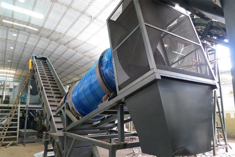 TL3000 Fiber Grade Plastic Flakes Hot Washing Plant