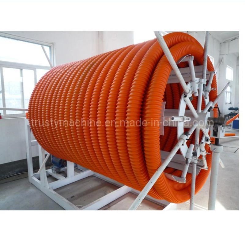 HDPE PE Carbon Reinforced Spiral Prestressed Pipe Manufacturing Machine Extruder Machine