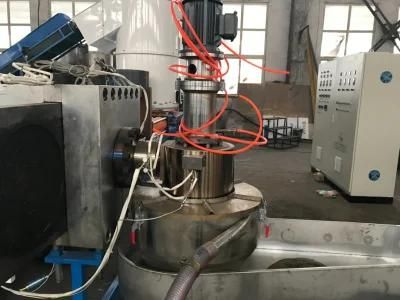 Recycled PE PP Film Squeezer Granulating Pelletizing Line