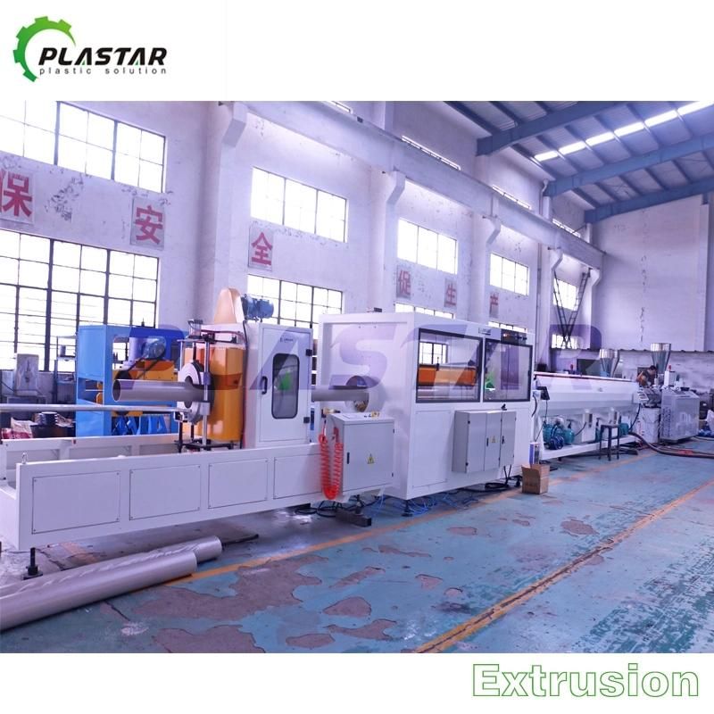 Plastic HDPE PPR PP UPVC CPVC PVC Water Pipe Drainage Supply Electric Conduit Pipe Extrusion Production Line Corrugated Extruder Pipe Making Machine