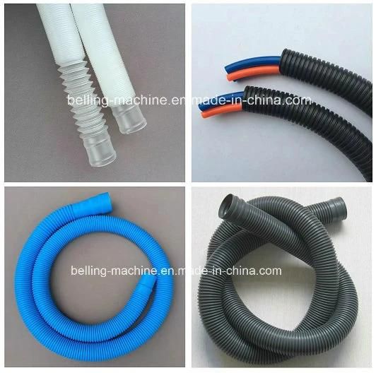 Plastic PP/PVC/PE Single Wall Corrugated Electrical Hose Extrusion Production Machine